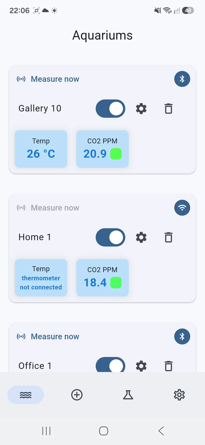 EA Monitor Mobile Interface